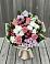 Букет цветов из: Альстромерии, Гвоздики, Розы и Хризантемы в Аксиньино