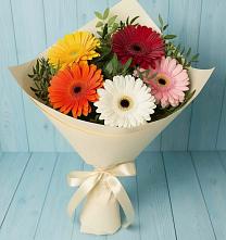 Букет цветов из:  Герберы в Аксиньино