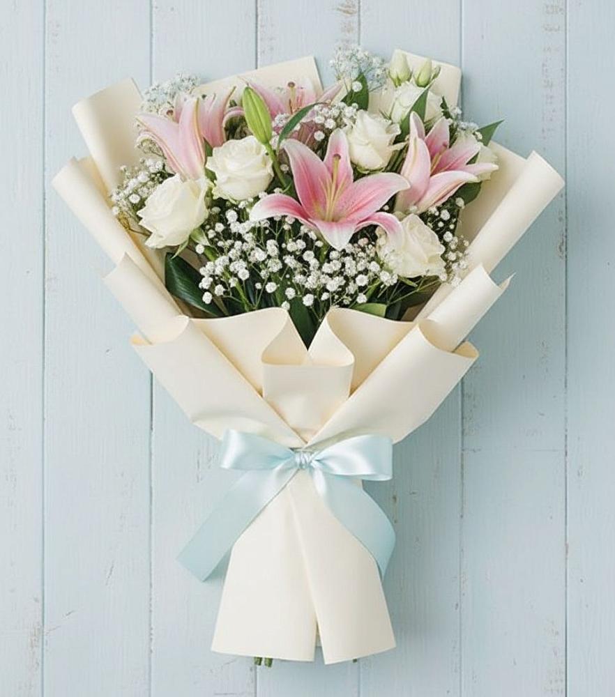 Букет цветов из: Лилии в Аксиньино