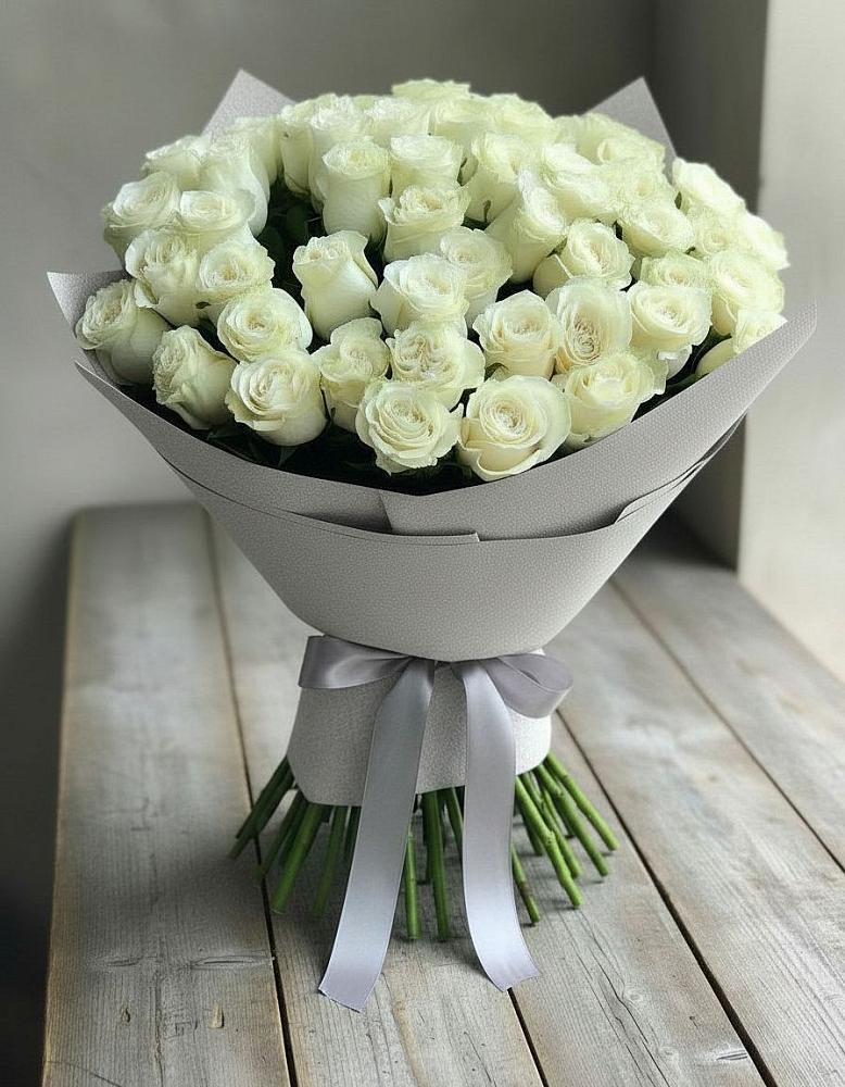 Букет 35 Белых роз в Аксиньино