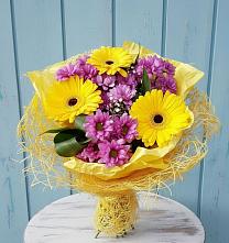 Букет цветов из:  Хризантемы и Герберы в Аксиньино