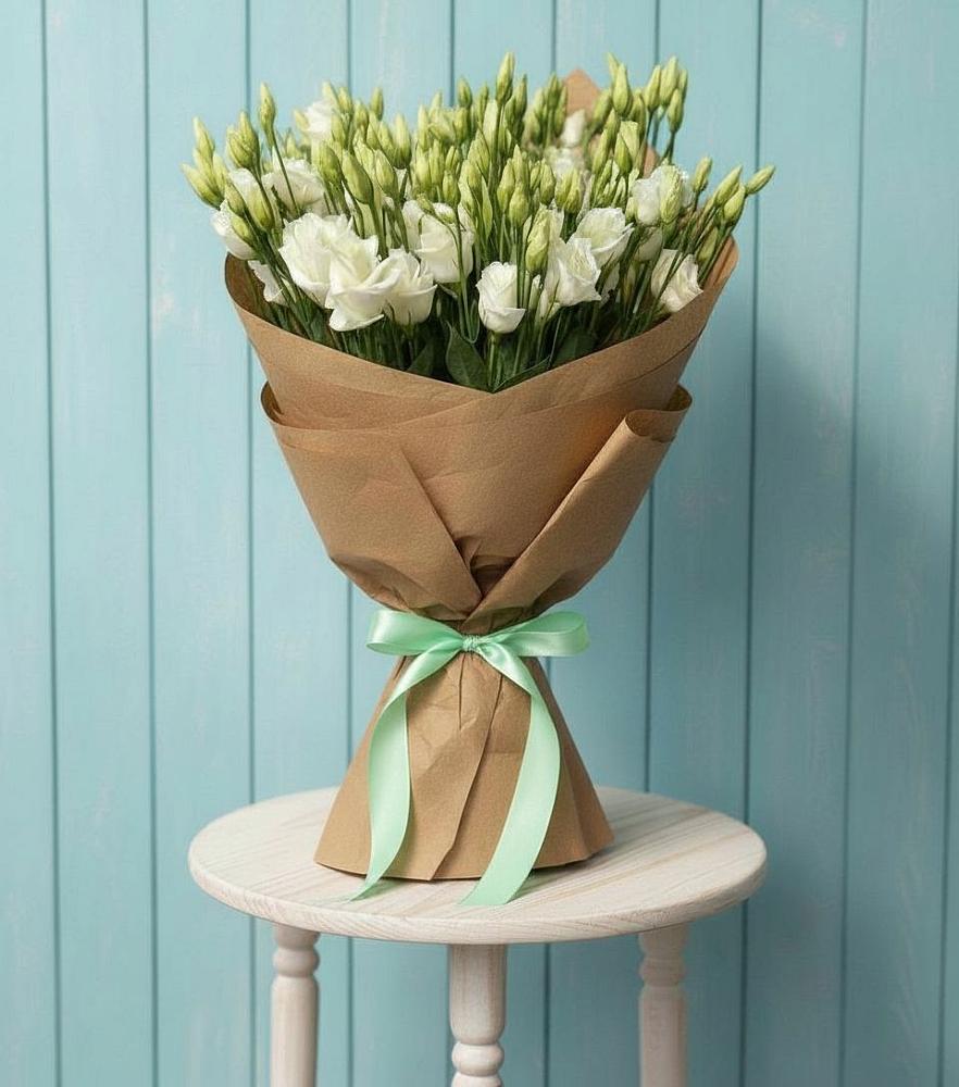 Букет цветов из: Лизиантусы в Аксиньино