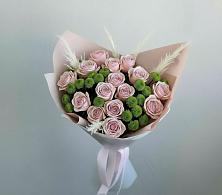Букет цветов из:  Розы и Хризантемы в Аксиньино