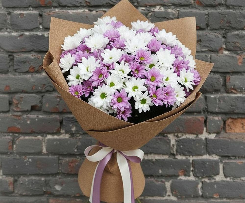 Букет цветов из: Хризантемы в Аксиньино