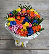 Букет цветов из:  Розы и Хризантемы #REPLACE_PRED# Аксиньино