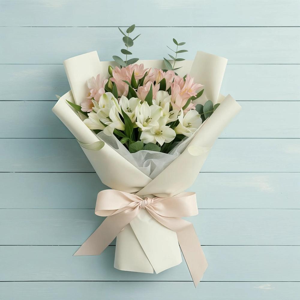 Букет цветов из: Альстромерии в Аксиньино